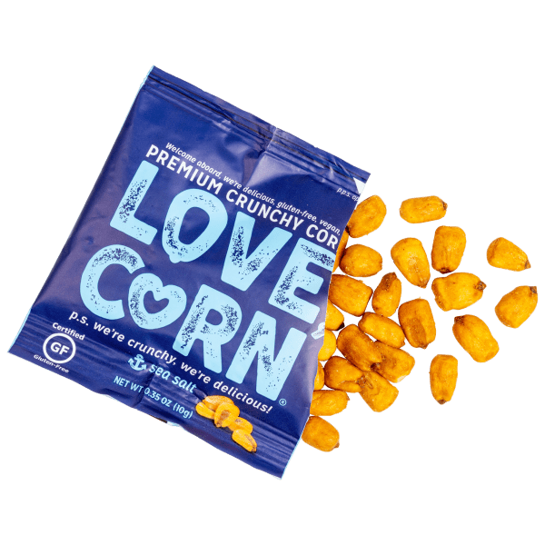 300-Pack: Love Corn Sea Salt Snacks