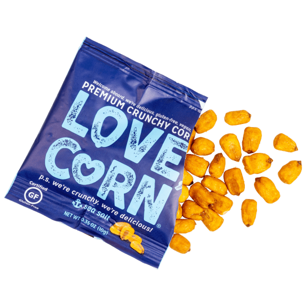 MorningSave 300 Pack Love Corn Sea Salt Snacks 6 56lb 