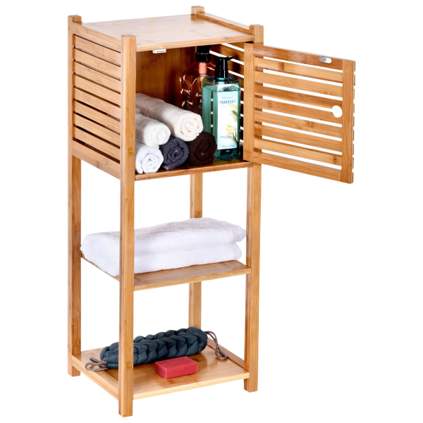 ToiletTree Products Bamboo Storage Cabinet