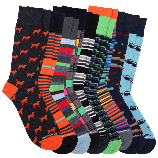 Meh: 9-Pack: Unsimply Stitched Mens Dress Socks