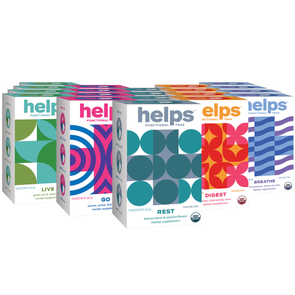 320-Pack: HELPS Functional Organic Herbal Teas