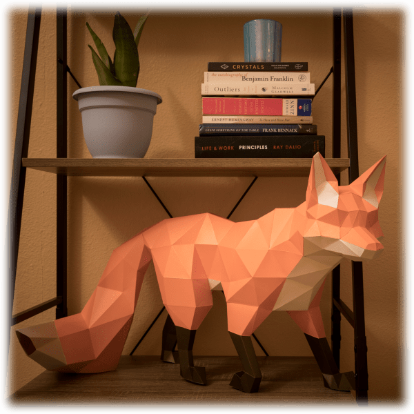 Meh Papercraft World Walking Fox Model