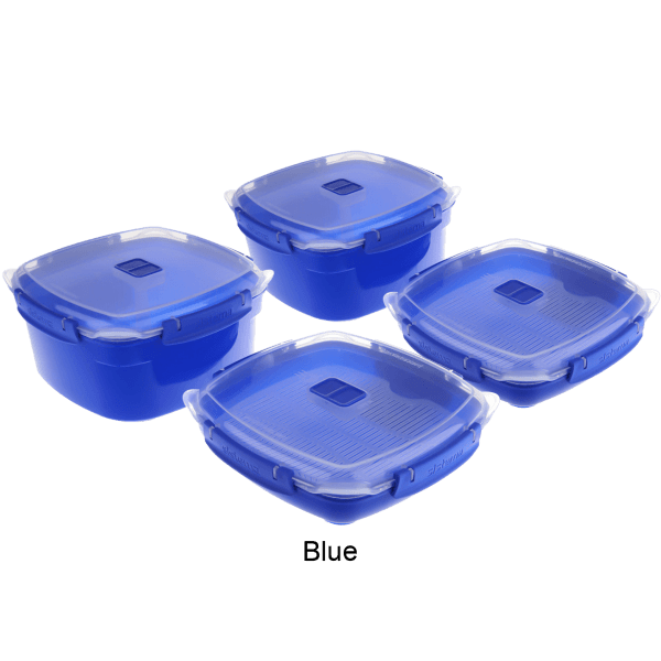 Sistema 4-Piece Microwave Steamer Set