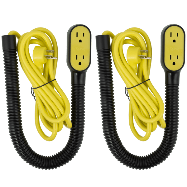 2-Pack: Quirky Prop Power Pro 9ft Extension Cords