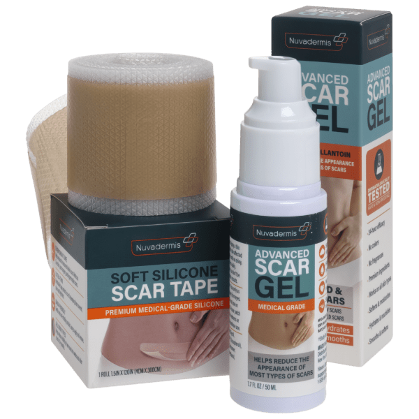 Nuvadermis Scar Gel + Scar Tape Bundle