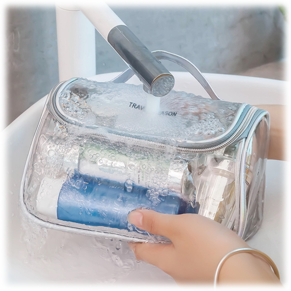 MorningSave Large Transparent Toiletry Bag