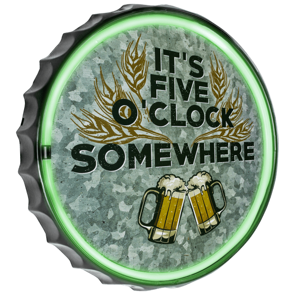 it's 5 o'clock somewhere led sign