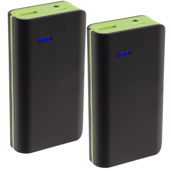 2-Pack: Neo Style 6000 mAh Portable Power Banks