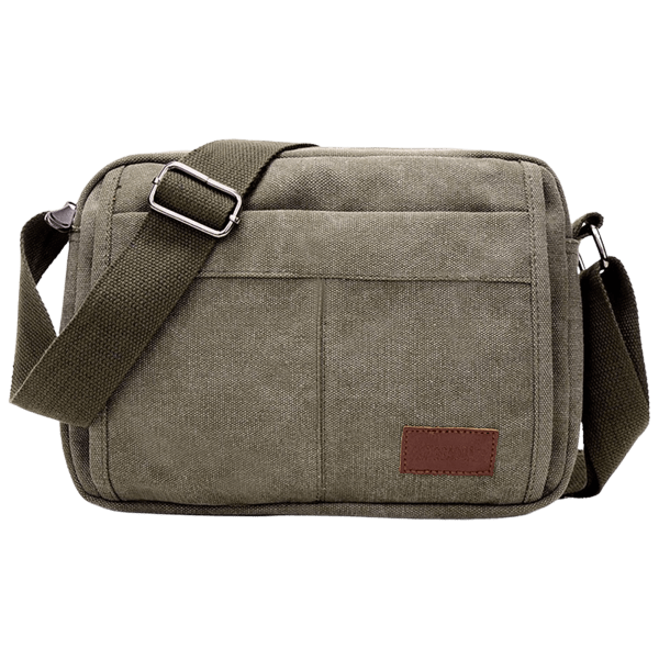 MorningSave: XIX Unisex Multifunctional Crossbody Canvas Messenger Bag