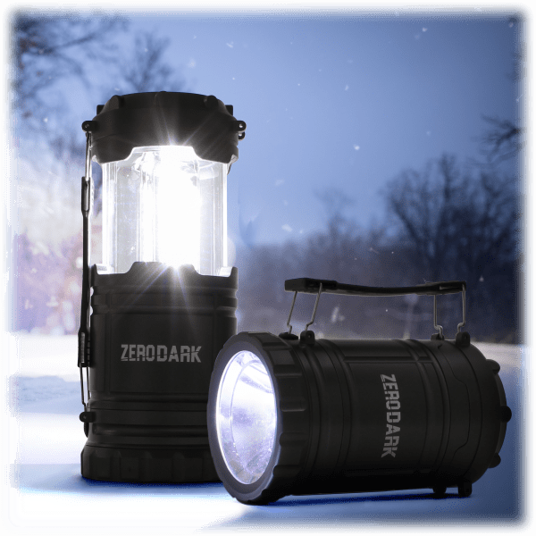 SideDeal ZeroDark 2 in 1 Collapsible Lantern & Flashlight