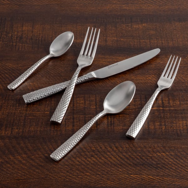 MorningSave: Fortessa Lucca 20-Piece 18/10 Stainless Steel Flatware Set