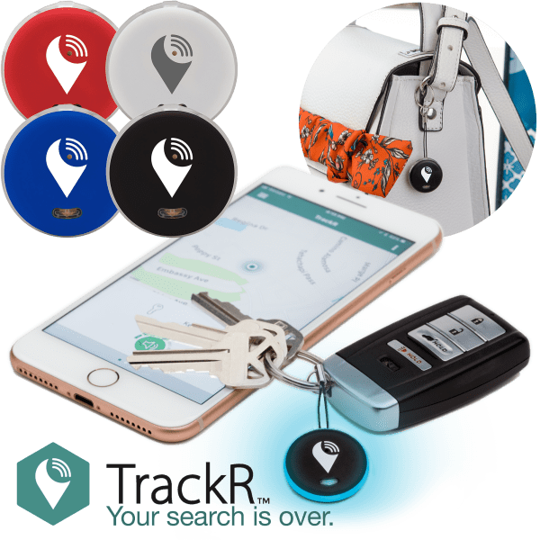 4-Pack of TrackR Pixel Bluetooth Item Trackers