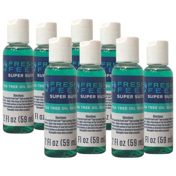 8-Pack Fresh Feet 2 oz Tea Tree Oil Liquid Soap (16oz)