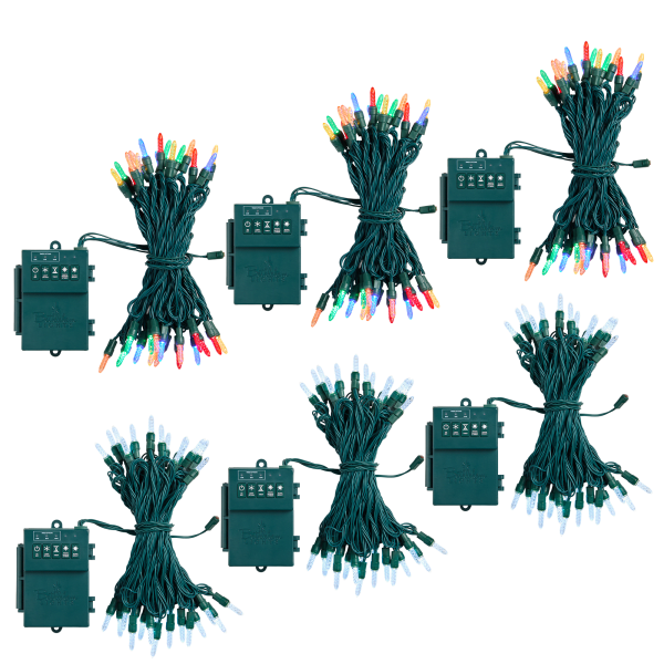 SideDeal: 6-Pack: Bethlehem Lights Mini Faceted 17FT Battery LED ...