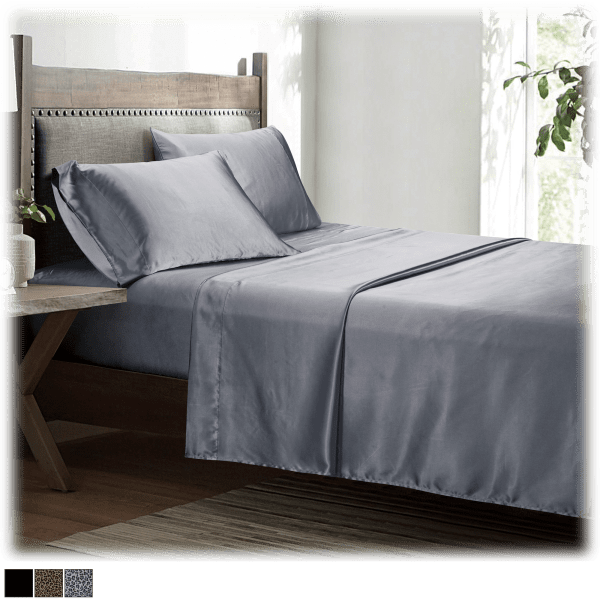 Spirit Linen Luxurious Satin Sheet Set