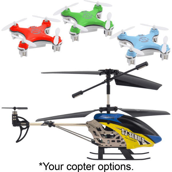 SJ230 Mid-Size Helicopter or Cheerson CX-10 Quadcopter