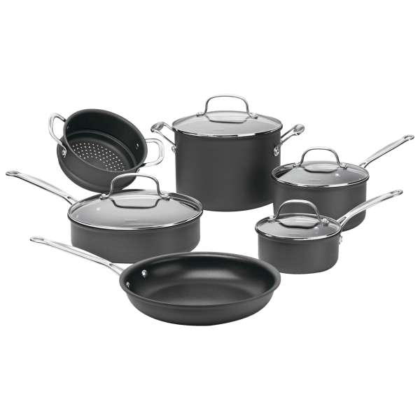 Cuisinart® Chef's Classic 10-Pc Non-Stick Cookware (Damaged Box, First Quality)