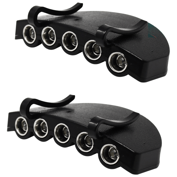 MorningSave 2Pack Bright Basics ClipOn LED Hat Lights