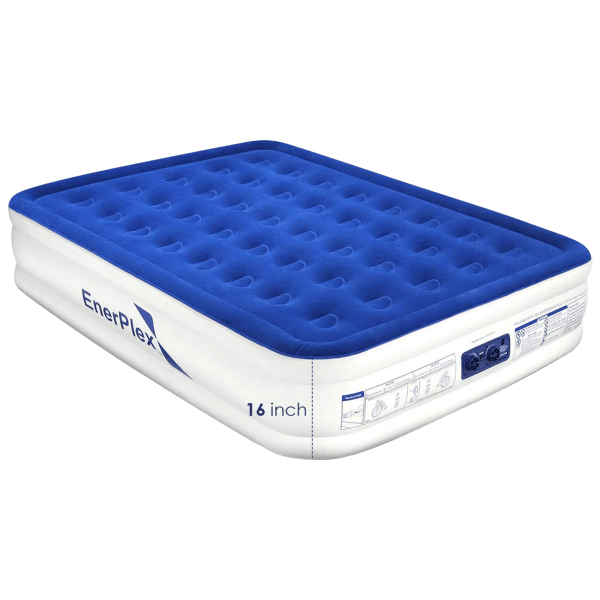 MorningSave Enerplex DoubleHigh QueenSize Inflatable Mattress with