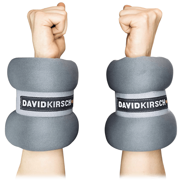2-Pack: David Kirsch Ankle/Wrist Weights Sets (2.5lbs or 5lbs)