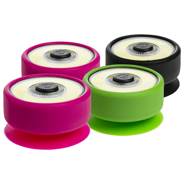 4-Pack: COB LED Magnetic Suction Puck Lights