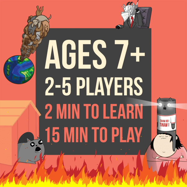 MorningSave: Exploding Kittens 4-Piece Game Bundle