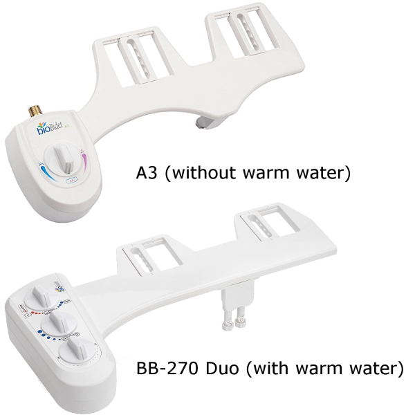 BioBidet Self-Cleaning Toilet Seat Attachments