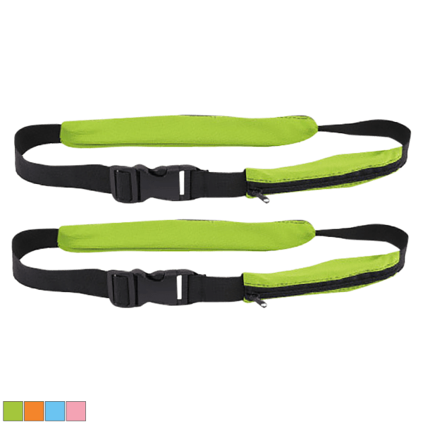 2-Pack: Tekno Smart Belts with 2 Pockets (Assorted Colors)