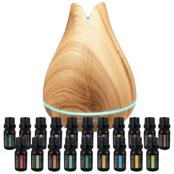 Pure Daily Care Ultimate Aromatherapy Diffuser & 20 Essential Oil Set