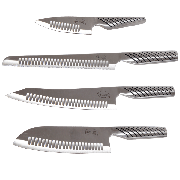 Gotham Steel 4 Piece Stainless Steel Knife Set