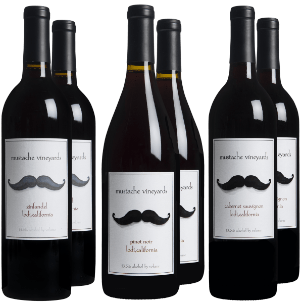 Mustache Vineyards Mixed Reds for Movember