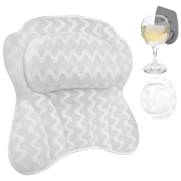 Charmont Luxury 3-Piece Bath Pillow Set