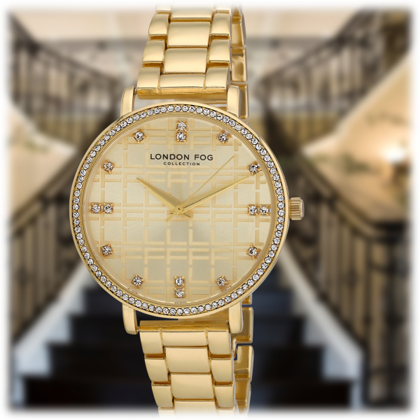 SideDeal: London Fog Women's Round Face Windsor Bracelet Watch