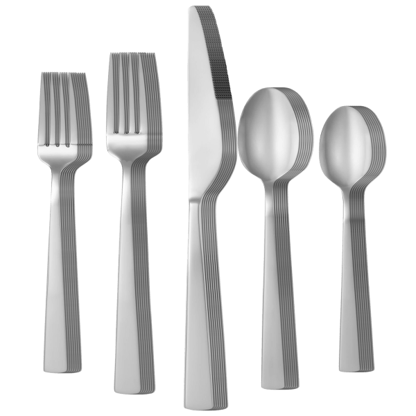 Leeway Home 40-Piece 18/10 Stainless Steel Flatware Set