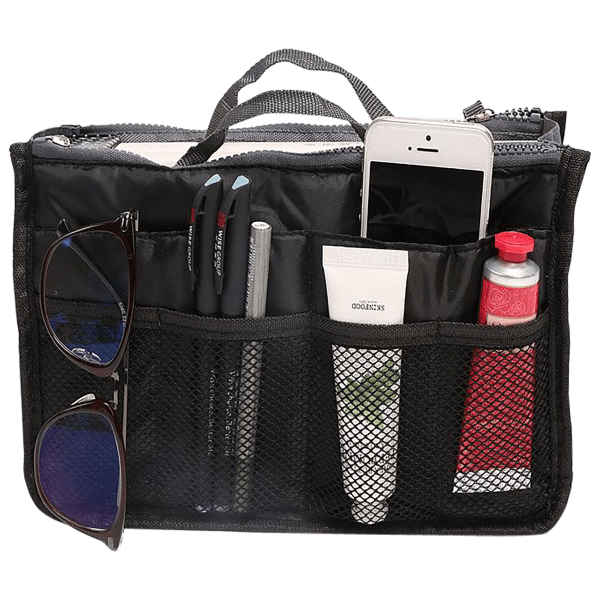 MorningSave: Travel Tote Collapsible Purse/Cosmetic Organizer by Two ...