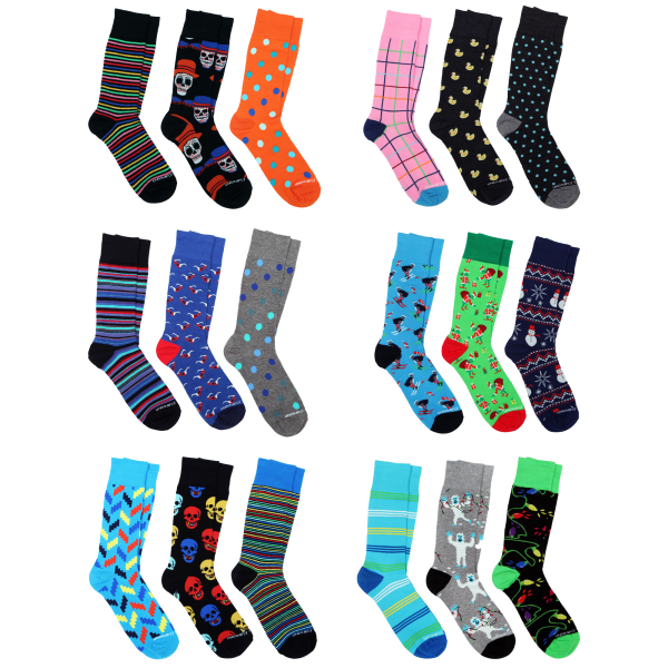 3-Pack: Unsimply Stitched Dress Socks in Gift Box