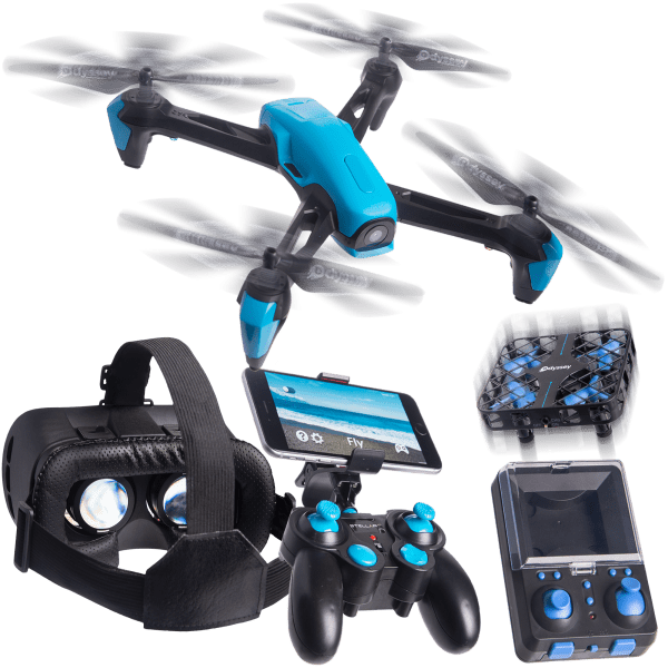 Odyssey Stellar NX Drone Bundle with Mini Drone and VR Headset