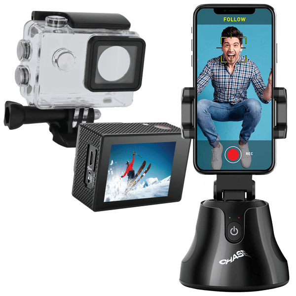 iJoy 4K Action Camera and Object Tracking Robot Bundle