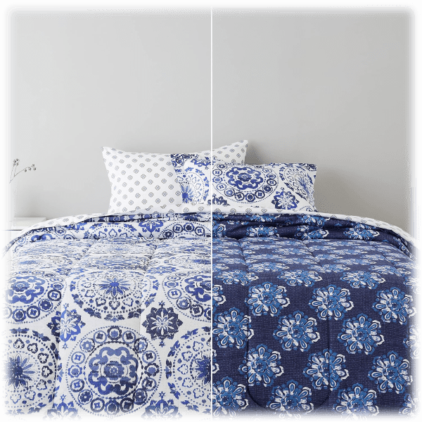 MorningSave Amazon Basics 5Piece BedInABag Reversible Twin