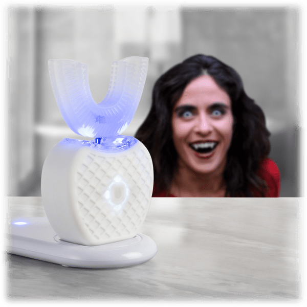 Meh ProNoir Automatic UShaped Sonic Toothbrush with LED Whitening