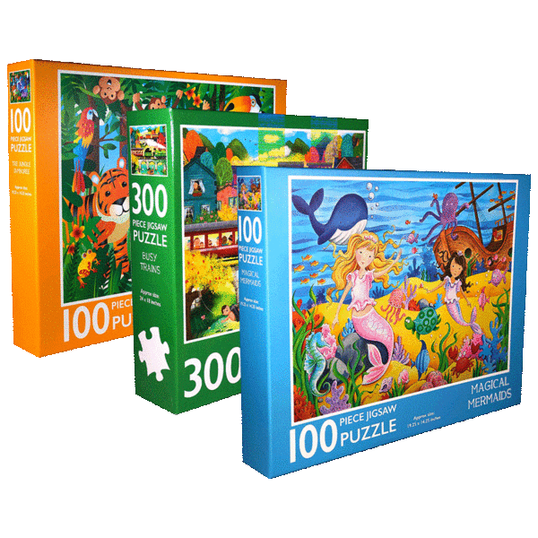 Pick-your-3-Pack: Page Publications 100 or 300 Piece Puzzles