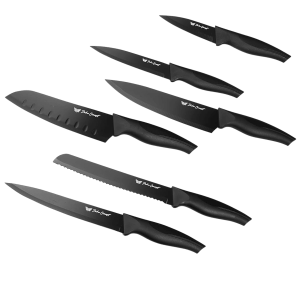 Puhu Concept 6-Piece Knife Set with Blade Guards
