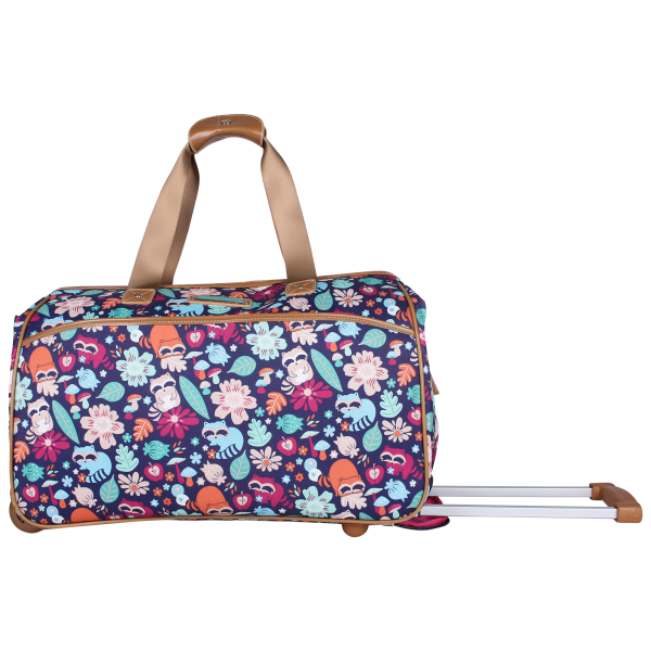 MorningSave Lily Bloom CarryOn Softside Rolling Duffel Bag