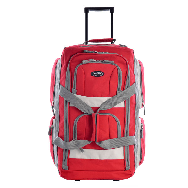 MorningSave Olympia USA 26" 8 Pocket Rolling Duffel Bag