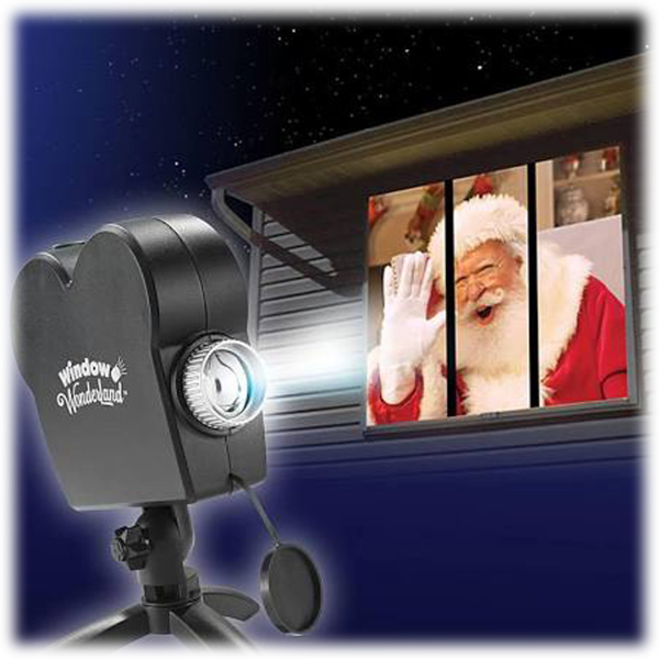1 or 2-pack: Window Wonderland Deluxe Indoor Holiday Projector