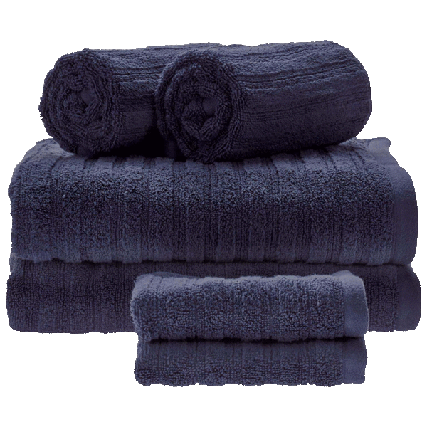 Your Choice: iDesign Ribbed Quick Dry Bath Towels (4 Bath or 6-Piece combo)