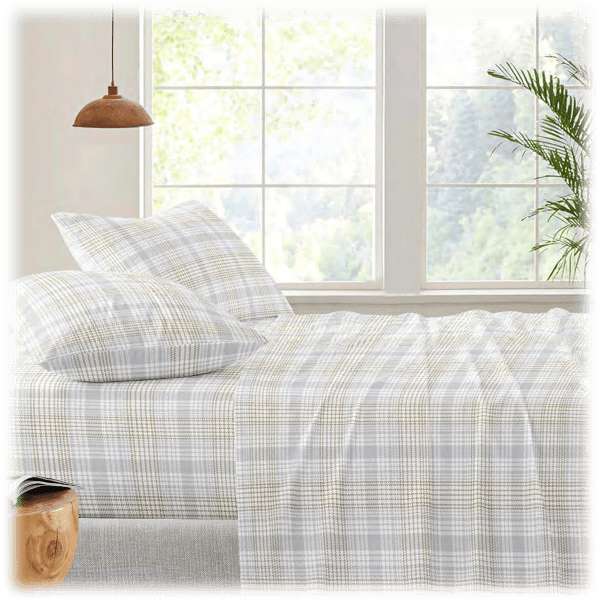 Windsor Collection 6-Piece Microfiber Sheet Set – Marijuana Leaf Print, 1200 Thread Count, Cooling