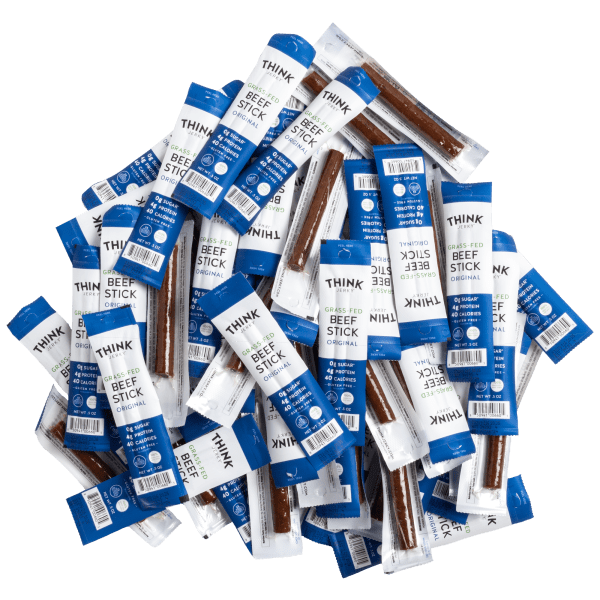 60-Pack: Think Jerky Original Grass-Fed Beef Sticks