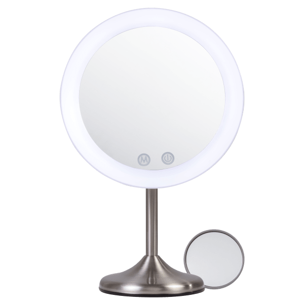 Conair Unbound Cordless 9" LED-Lighted 1x/10x Makeup Mirror