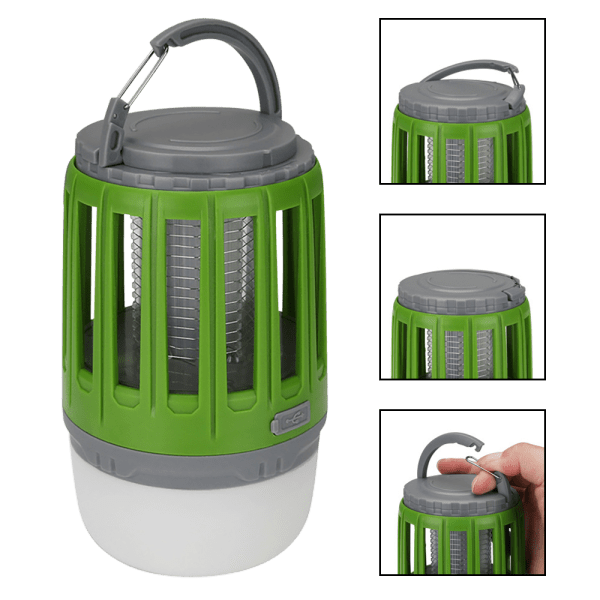 Meh 3 in 1 Waterproof Lantern Bug Zapper with Rechargeable Battery